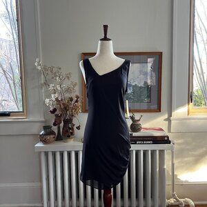 Alice + Olivia Drapey Overlay Dress – Chocolate Brown – Size Small